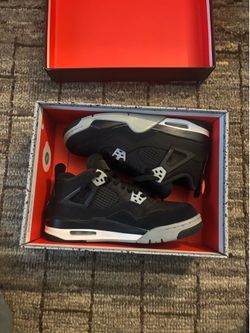 Jordan 4 Black Canvas