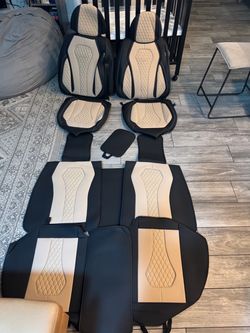 New Full Set Car Seat Covers For Trucks/suvs/sedans(universal)