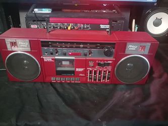 Vintage Rare Red Boombox 1980s