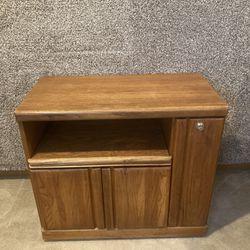 Entertainment Stand/Media Center (wood)