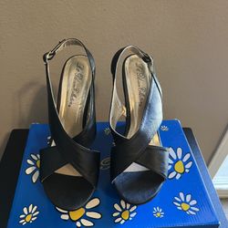Black Wedge Shoes