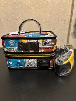 Loungefly Funko Soda Exclusive Peanuts Cooler Bag And Soda Figures