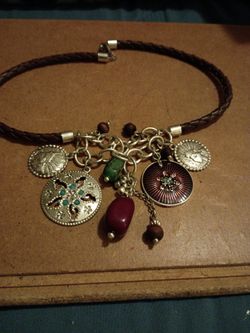 Vintage silver Southwest charm necklace