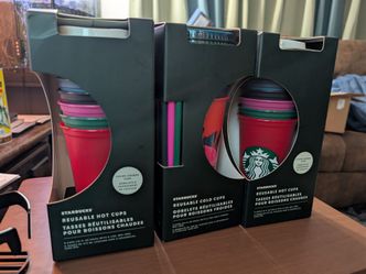 Reusable Starbucks cups