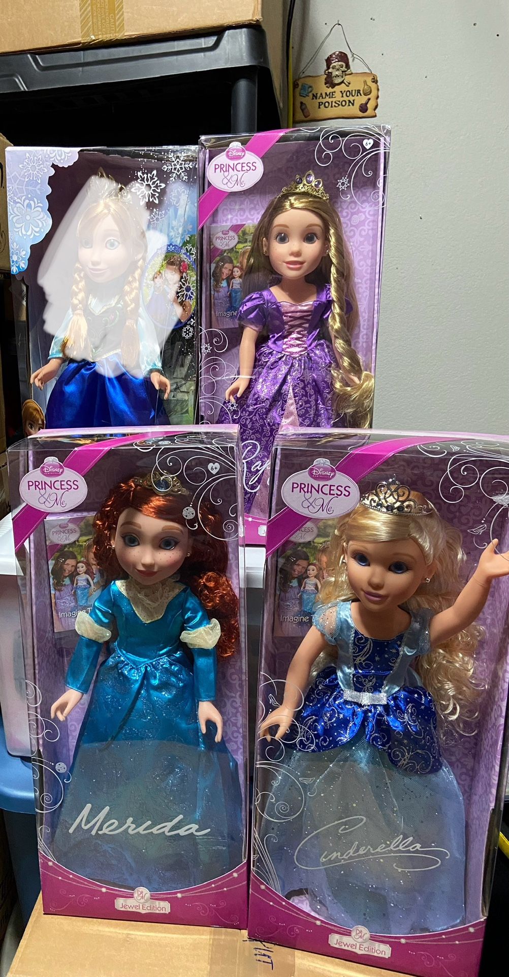 Disney Princess 18” Dolls - Lot Of 3