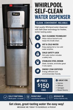 Hot and Cold Bottom Load Water Dispenser