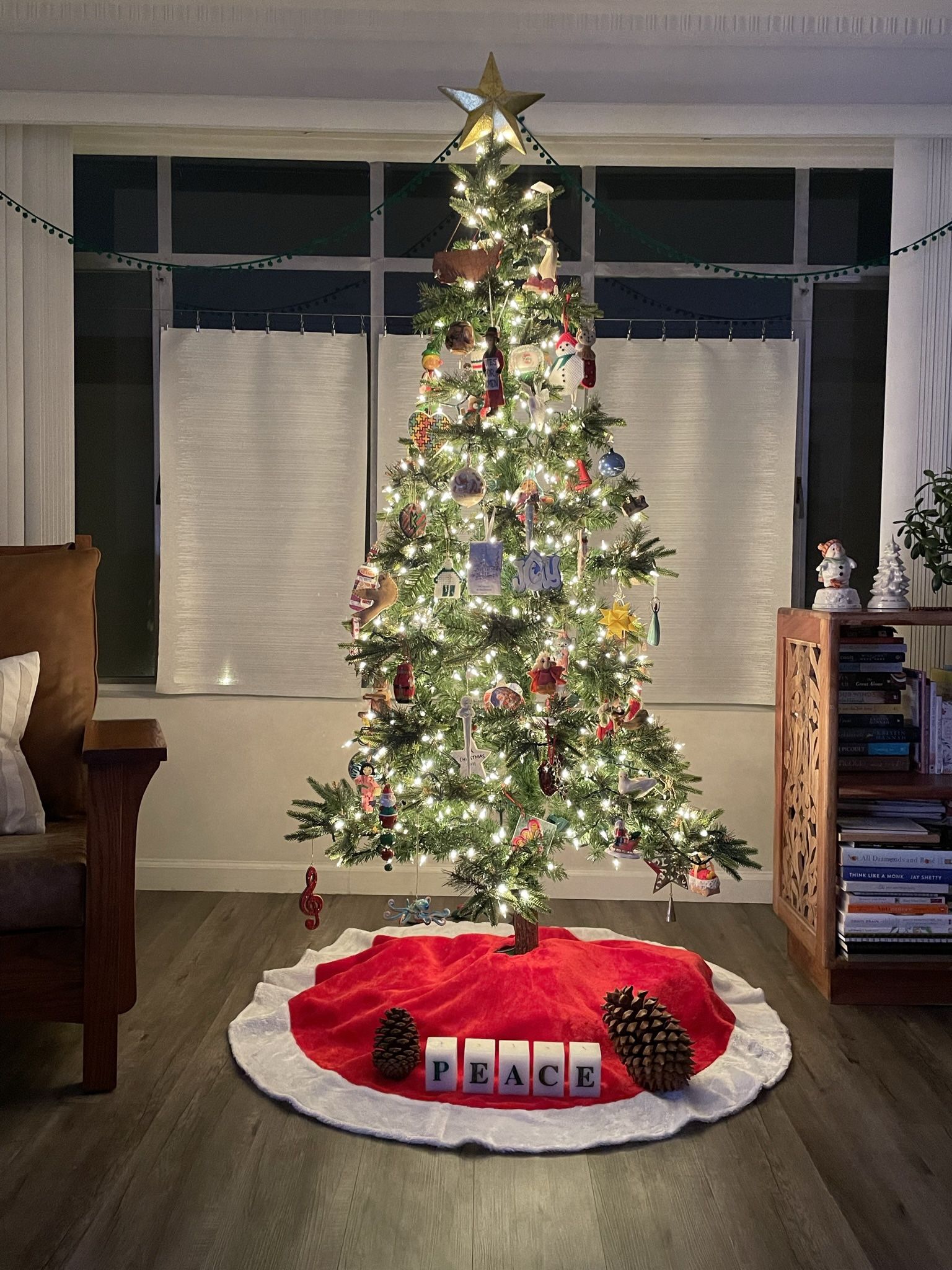 Christmas tree + Lights + Storage Bag