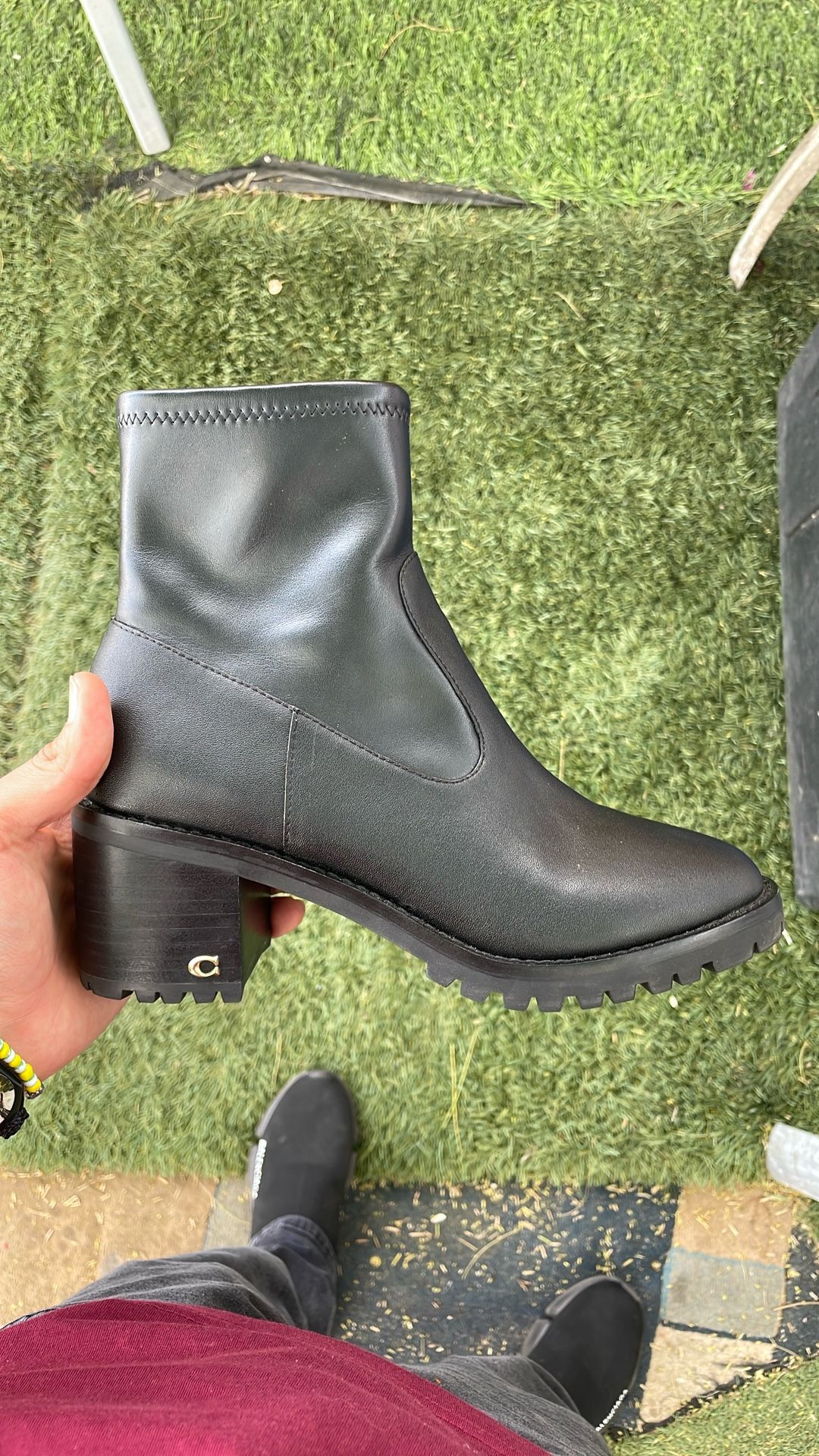 Coach Joy Leather Boots(6.5)