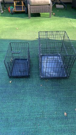 2 dog cages