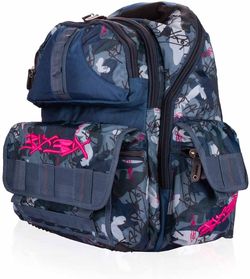 BloxBox DJ Rucksack Backpack in Airforce / Blue Camo