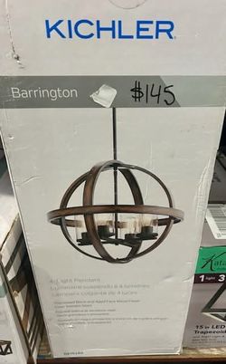 4 Light Pendant Fixture