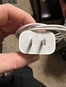 Apple Lightning Charger Cable And Brick 