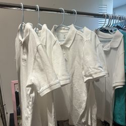 Like New Gap Kids White Polo’s And One Navy 