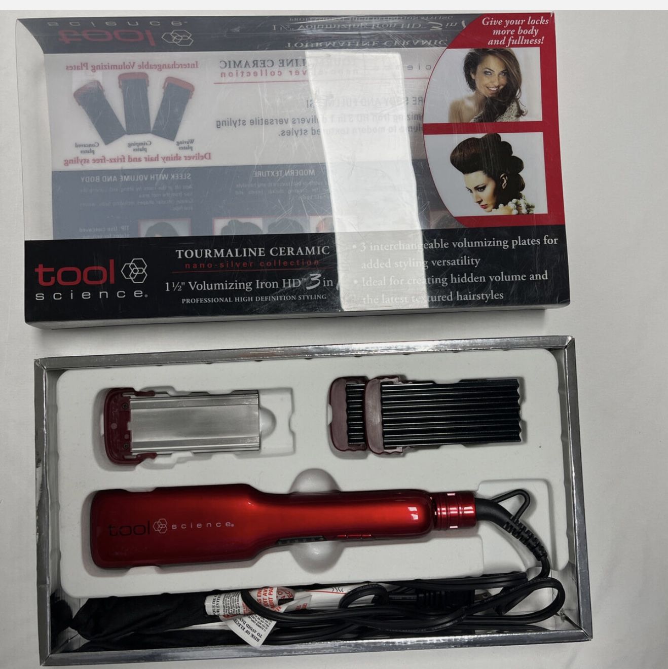 Hair Heat 3 in 1 flat iron , Crimping