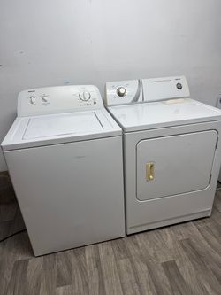Admiral washer and electric dryer