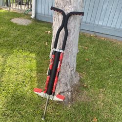 Red And Black Pogo stick 