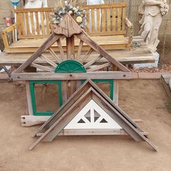 3 Gables for a Playhouse, Shed, Tree House, Etc. - $20 for ALL 3 Together