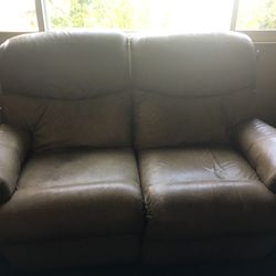 Free Leather La-z-boy Loveseat 