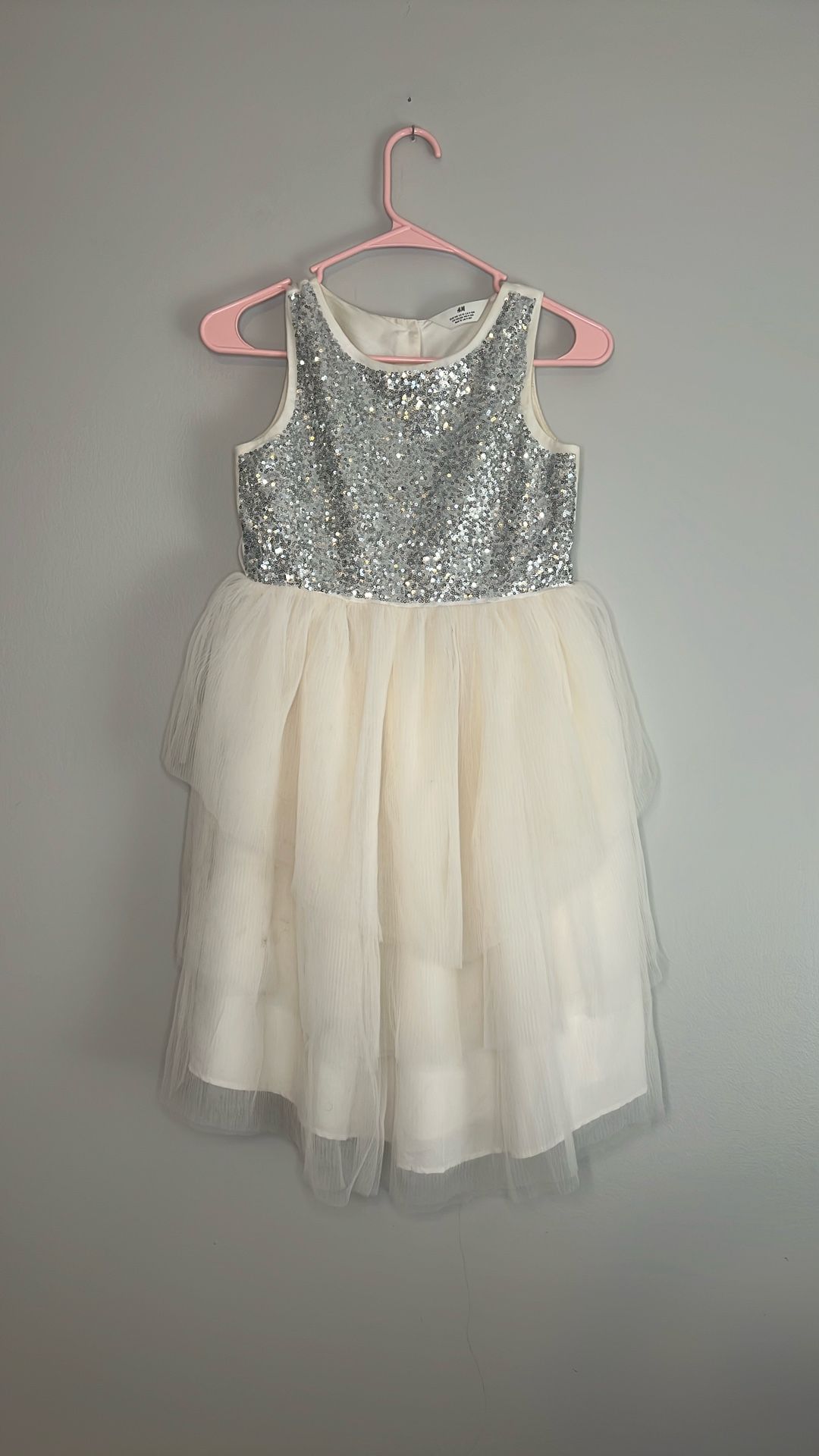 ✨ Girl’s H&M Sequin & Tulle Party Dress – Size 9-10 Years ✨