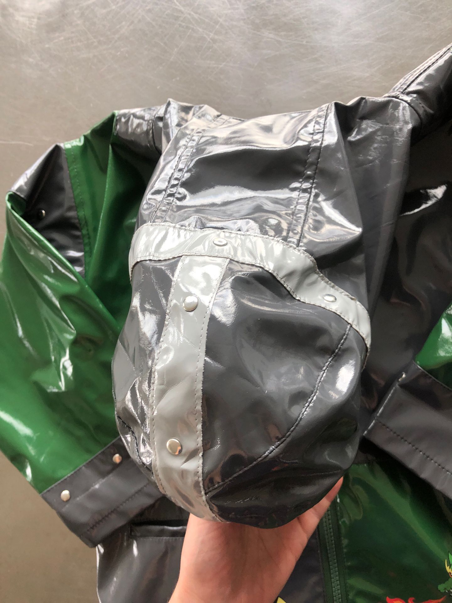 Rain jacket coat knight and dragon 5/6 T