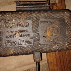 Antique Double Pie Iron