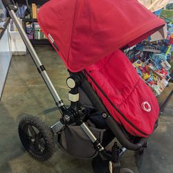 Bugaboo Frog single stroller with Cameleon Seat forward and rear facing