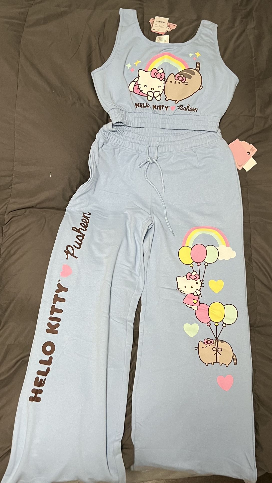 Hello Kitty x Pusheen Top & Bottom