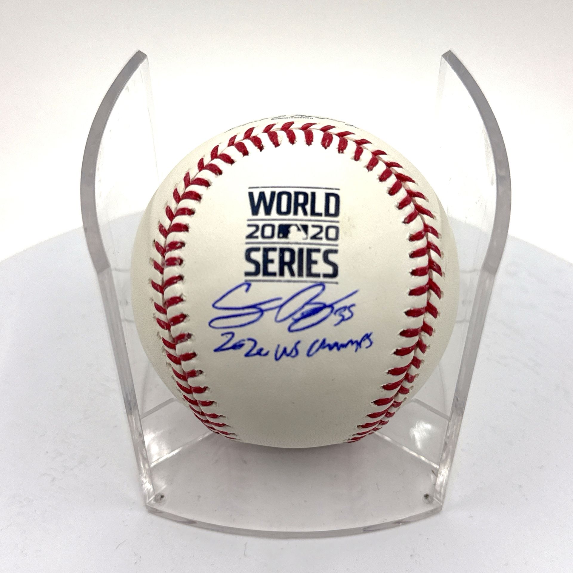 2020 WS Baseball Signed By Cody Bellinger