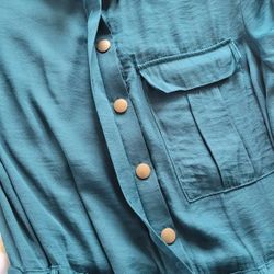 Urban Outfitters Emerald Satin Jumpsuit - Women's XS