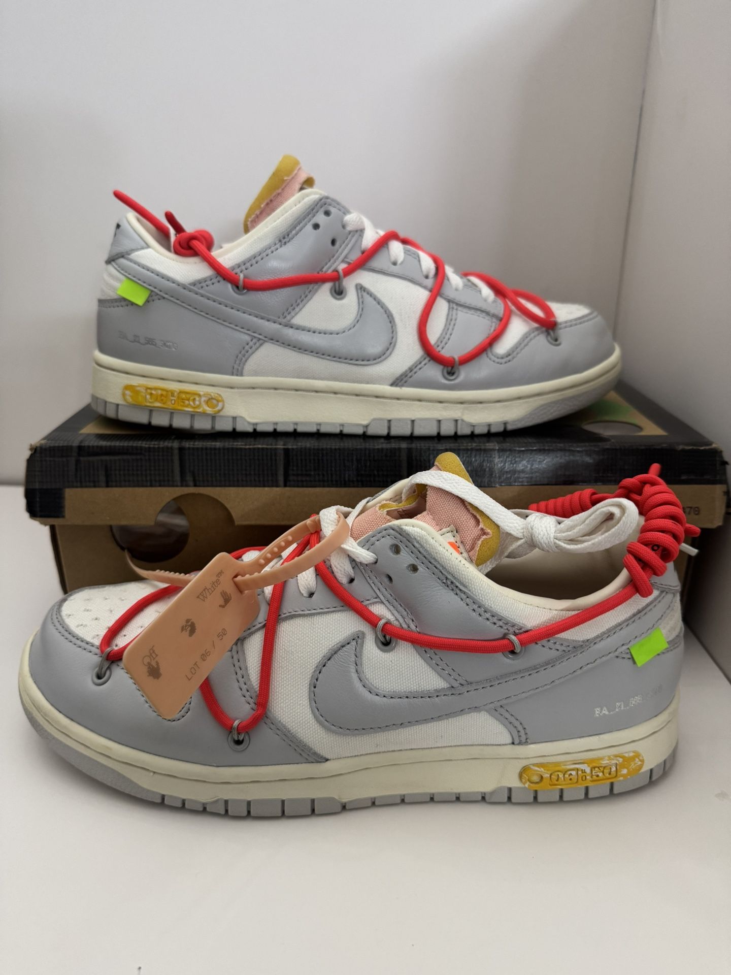 Off-White x Nike Dunk Low βLot 06/50β β Size 9M βOG Box