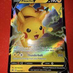 2020 Pokemon Vivid Voltage Pikachu V 043/185 