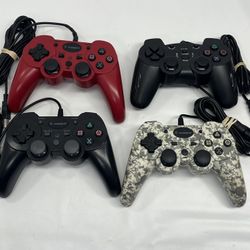 PS3 Controller Lot Third Party Wired Tested Working