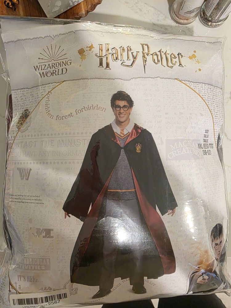 Harry Potter Halloween Costume Size XXL