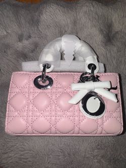 Black, pink, blue bags