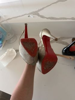 Red bottom heels Size 7.5