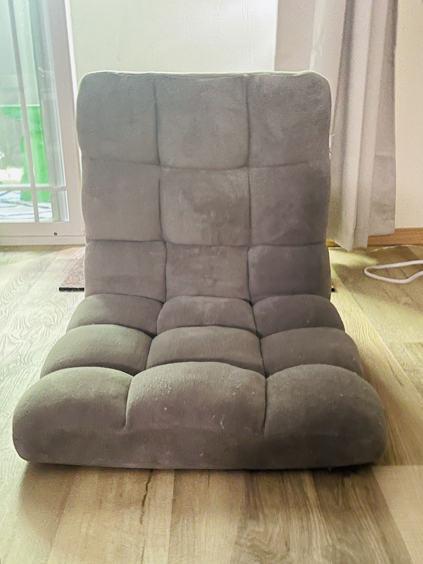 Official Microplush Loungie Recliner Chair (5 Settings) (Grey)