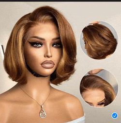 Toffee Brown Mix Blonde closure Wig