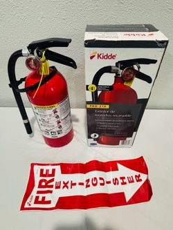 🔥 NEW Kidde Pro 210 Rechargeable Fire Extinguisher 2A:10BC 2023 ABC Commercial