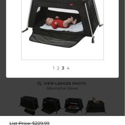 Portable Travel Camping Crib With Cover