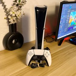 Ps5 Slim Digital 1TB Console with Controller and Cables
