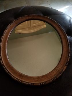 Antique Oval Mirror