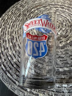 Sweet Water Brewing Company Beer Glass Collectible Souvenir Fragile Used Pre Owned