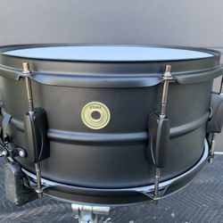 Tama BST1465BK Metalworks 6.5 x 14-inch Steel Snare Drum - Matte Black