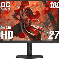 AOC C27G4X 27 inch VA Curved Gaming Monitor FHD 1920x1080 180Hz HDR10 Black