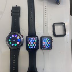Two Apple Watch And One Smart Phone 