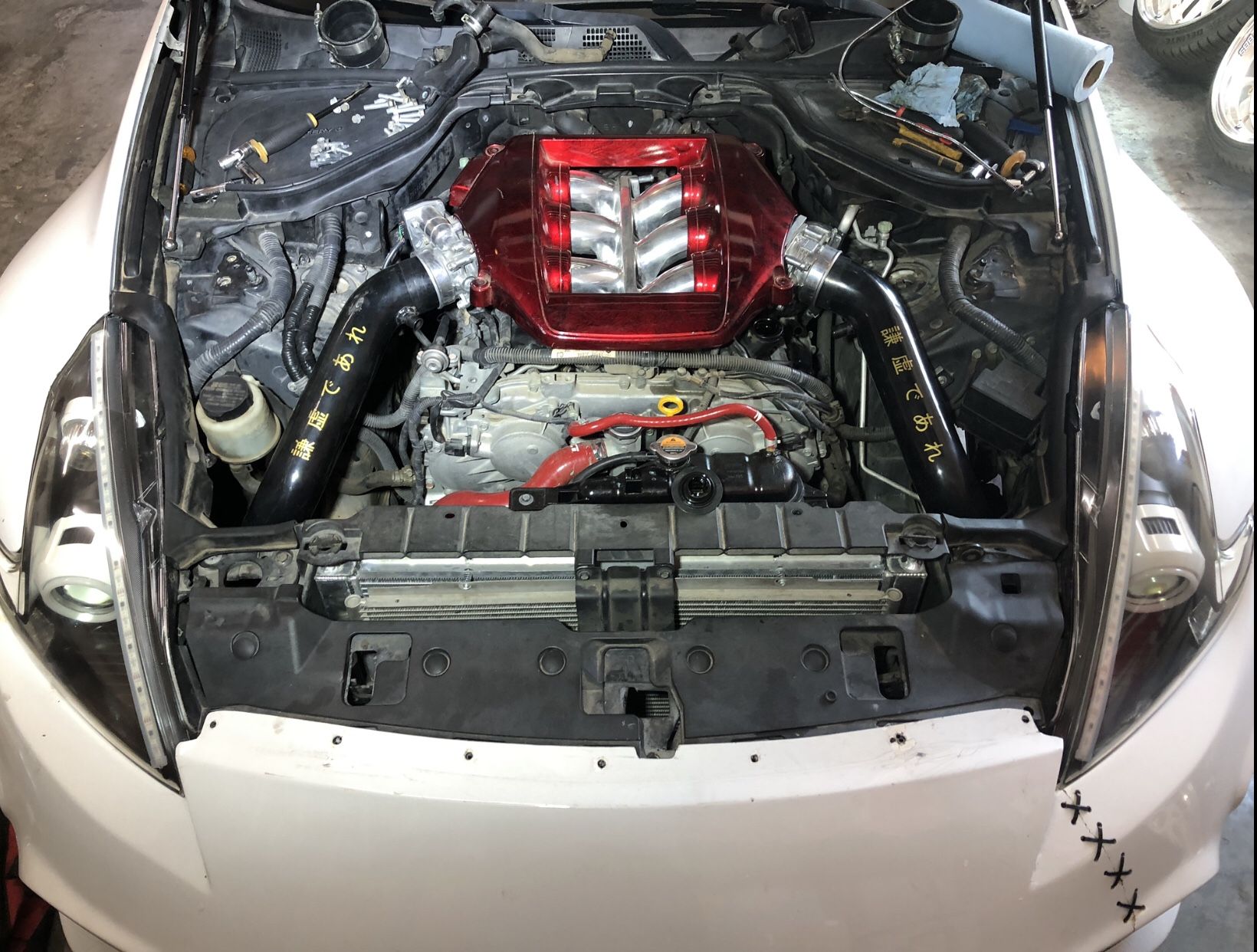 Vhr 370z G37 G35 350z Gtr R35 Intake Conversion