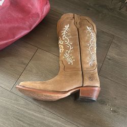 Mexican cowboy boots leather