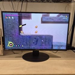 Sceptre E249W-19203R 24-inch FHD LED Gaming Monitor 2X HDMI VGA 75Hz Build-in Speakers, Machine Black $80