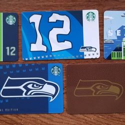 Seahawks Cards Limited edition from Starbucks 