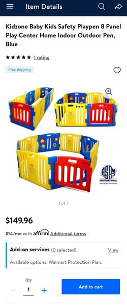 Baby Playpen With 10 Panels